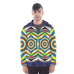 Flower Of Life Universal Mandala Hooded Wind Breaker (men) by BangZart