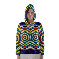 Flower Of Life Universal Mandala Hooded Wind Breaker (women) by BangZart