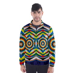 Flower Of Life Universal Mandala Wind Breaker (men) by BangZart