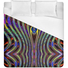 Curves Color Abstract Duvet Cover (king Size)