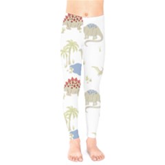 Dinosaur Art Pattern Kids  Legging