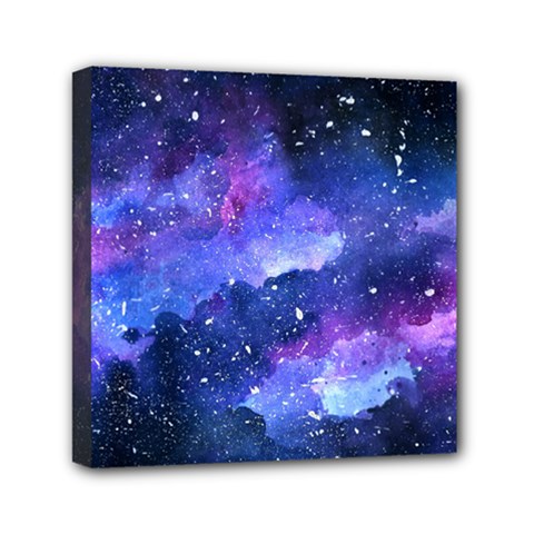 Galaxy Mini Canvas 6  X 6  by Kathrinlegg