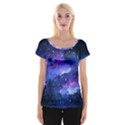 Galaxy Cap Sleeve Tops View1