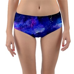 Galaxy Reversible Mid-waist Bikini Bottoms by Kathrinlegg