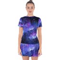 Galaxy Drop Hem Mini Chiffon Dress View1