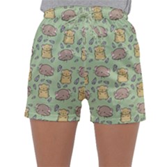 Cute Hamster Pattern Sleepwear Shorts