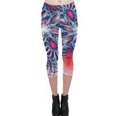 Creative Abstract Capri Leggings  by BangZart