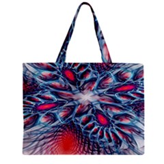 Creative Abstract Zipper Mini Tote Bag by BangZart