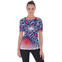 Creative Abstract Short Sleeve Top