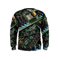 Computer Ram Tech Kids  Sweatshirt by BangZart