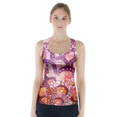 Colorful Art Traditional Batik Pattern Racer Back Sports Top by BangZart