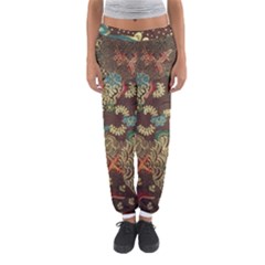 Colorful The Beautiful Of Art Indonesian Batik Pattern Women s Jogger Sweatpants by BangZart