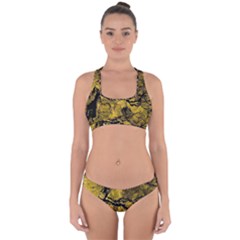 Colorful The Beautiful Of Traditional Art Indonesian Batik Pattern Cross Back Hipster Bikini Set