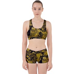 Colorful The Beautiful Of Traditional Art Indonesian Batik Pattern Work It Out Sports Bra Set