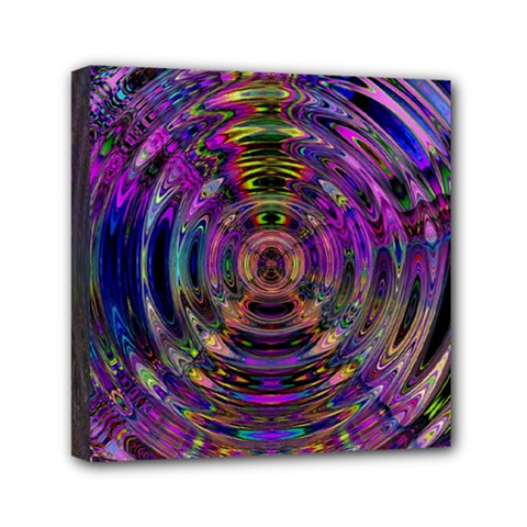 Color In The Round Mini Canvas 6  X 6  by BangZart