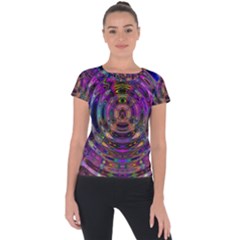 Color In The Round Short Sleeve Sports Top 