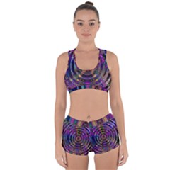 Color In The Round Racerback Boyleg Bikini Set