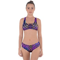 Color In The Round Criss Cross Bikini Set