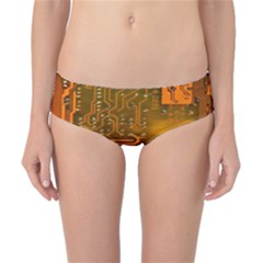 Circuit Board Pattern Classic Bikini Bottoms by BangZart