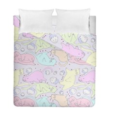 Cat Animal Pet Pattern Duvet Cover Double Side (full/ Double Size) by BangZart