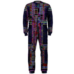 Cad Technology Circuit Board Layout Pattern Onepiece Jumpsuit (men)  by BangZart