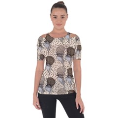 Bouffant Birds Short Sleeve Top