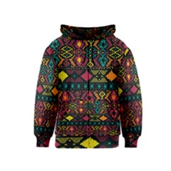 Bohemian Patterns Tribal Kids  Zipper Hoodie by BangZart