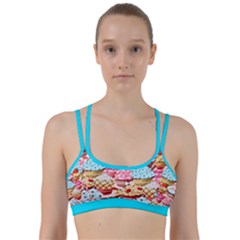 Cupcakes Line Them Up Sports Bra