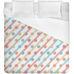 Simple Saturated Pattern Duvet Cover (king Size) by linceazul