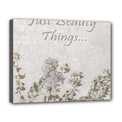 Shabby Chic Style Motivational Quote Canvas 14  X 11  by dflcprints