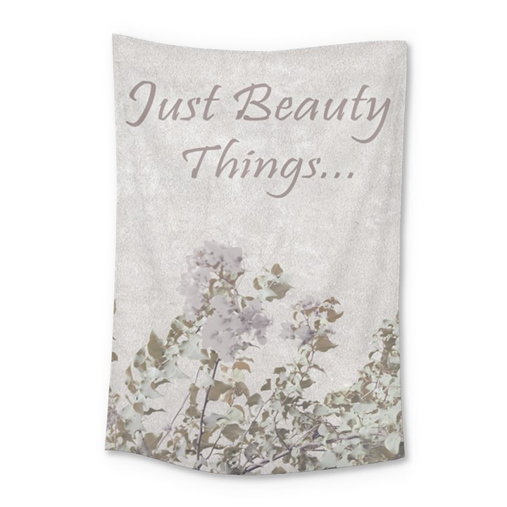 Shabby Chic Style Motivational Quote Small Tapestry