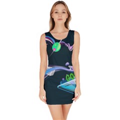 Gonzo s Vip Blue Member Bodycon Dress