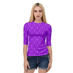 Decorative Seamless Pattern  Quarter Sleeve Tee