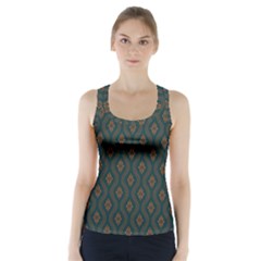 Ornamental Pattern Background Racer Back Sports Top by TastefulDesigns