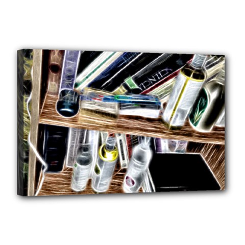 Newbookshelf Edit Canvas 18  X 12  by MarkRPettinelli