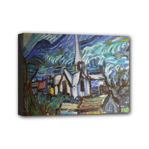 Starrynight Mini Canvas 7  X 5  by MarkRPettinelli