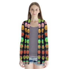 Beetles Insects Bugs Drape Collar Cardigan by BangZart