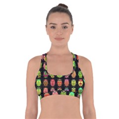 Beetles Insects Bugs Cross Back Sports Bra