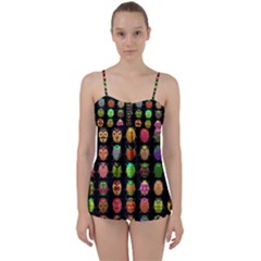 Beetles Insects Bugs Babydoll Tankini Set