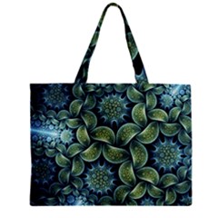 Blue Lotus Zipper Mini Tote Bag by BangZart