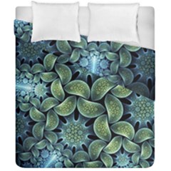 Blue Lotus Duvet Cover Double Side (california King Size) by BangZart