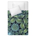 Blue Lotus Duvet Cover Double Side (Single Size) View1