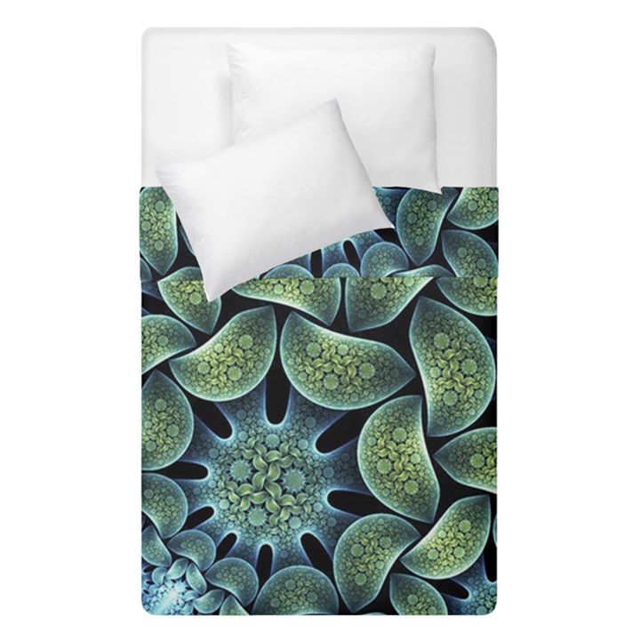 Blue Lotus Duvet Cover Double Side (Single Size)