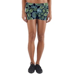 Blue Lotus Yoga Shorts