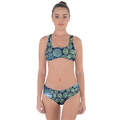 Blue Lotus Criss Cross Bikini Set