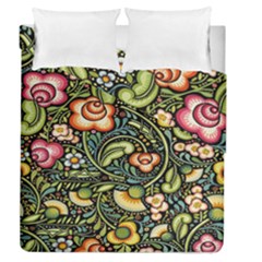 Bohemia Floral Pattern Duvet Cover Double Side (queen Size) by BangZart