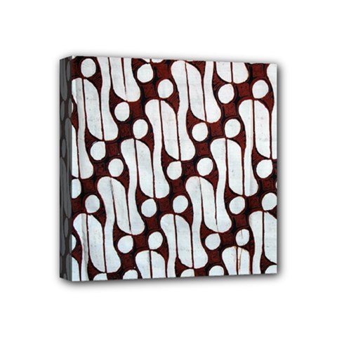 Batik Art Patterns Mini Canvas 4  X 4  by BangZart