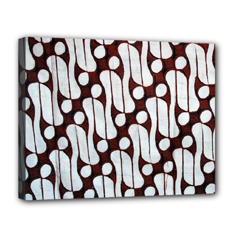 Batik Art Patterns Canvas 14  X 11  by BangZart