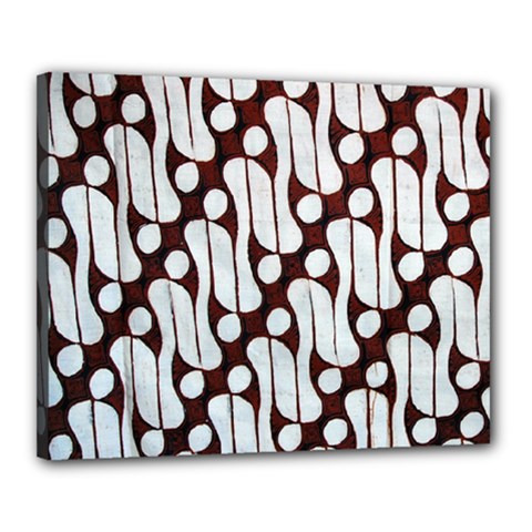 Batik Art Patterns Canvas 20  X 16  by BangZart