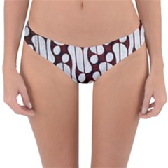 Batik Art Patterns Reversible Hipster Bikini Bottoms